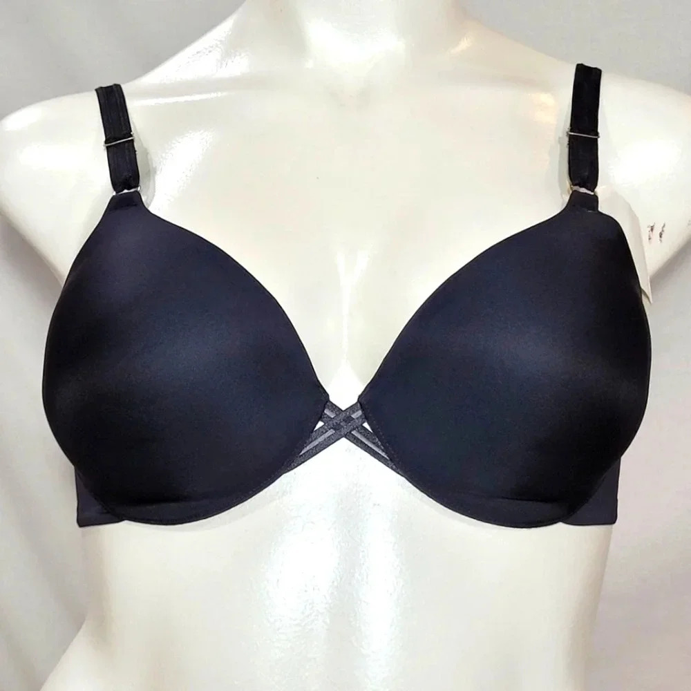 36D Maidenform 9429 Weightless Extra Coverage‎ Lift Underwire Bra Black NWT